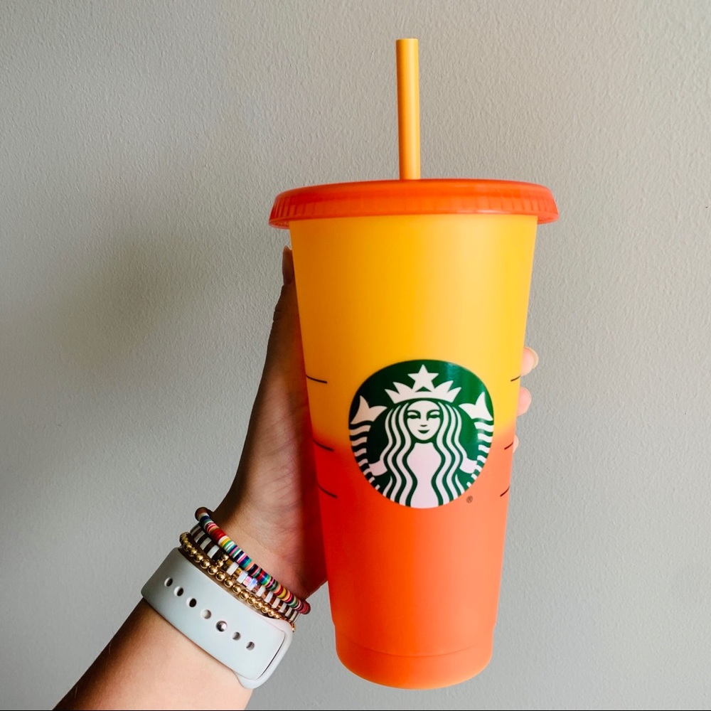 ORANGE color changing cup